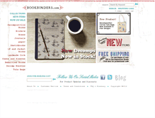 Tablet Screenshot of bookbinders.com
